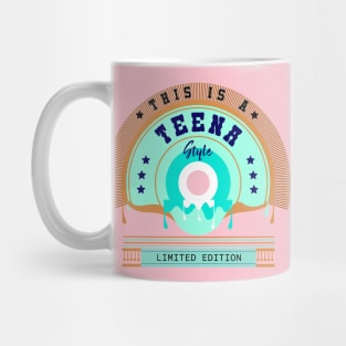 Teena Name Style Mug